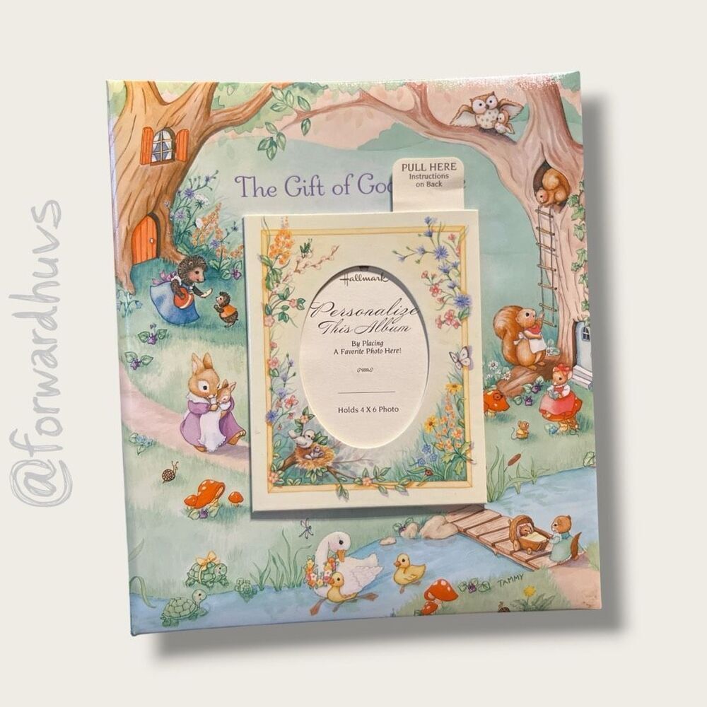 Hallmark “The Gift of God” Woodland Animal Photo Album – NOS